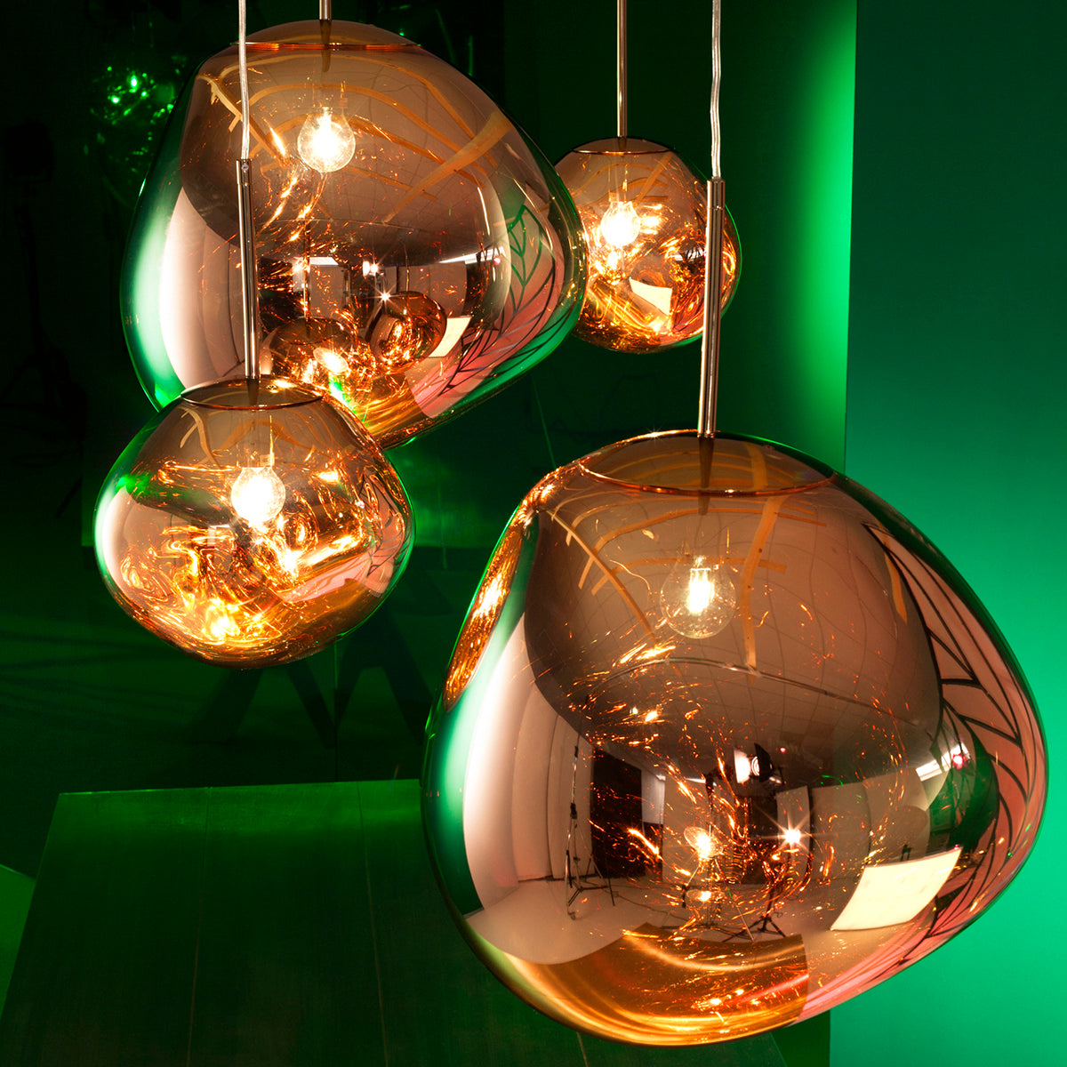 【金土日のみ出品中】Tom Dixon MELT LED 50 COPPER Melt Pendant– Hut K